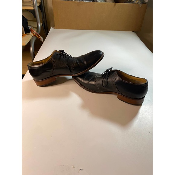 Cole Haan Oxford Black Leather Dress Shoes Men\'s 10 main image 5
